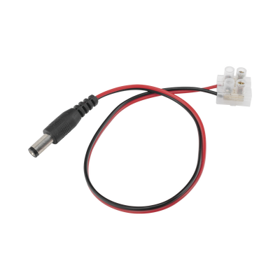 EPCOM POWERLINE - Cable de Alimentación con Conector Macho a Bloque de Terminal Atornillable / Calibre 18 AWG / Longitud 28.5 cm (11.22 Pulgadas) / Ideal para Alimentación de Cámaras