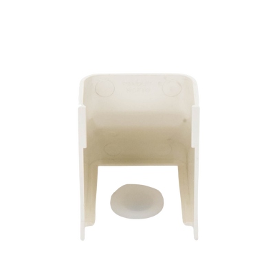 PANDUIT - Conexión para techo falso/entrada, para uso con canaleta LD10, material ABS, Color Blanco Mate