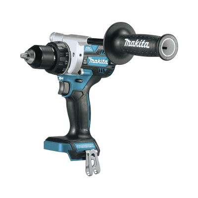 MAKITA - Taladro Atornillador BL 18 V 5 Ah LXT 130 Nm 2 Velocidades (0-550 0-2100 rpm). Incluye 2 puntas dobles empuñadura auxiliar y gancho. Sin baterías, sin cargador y sin maletín.