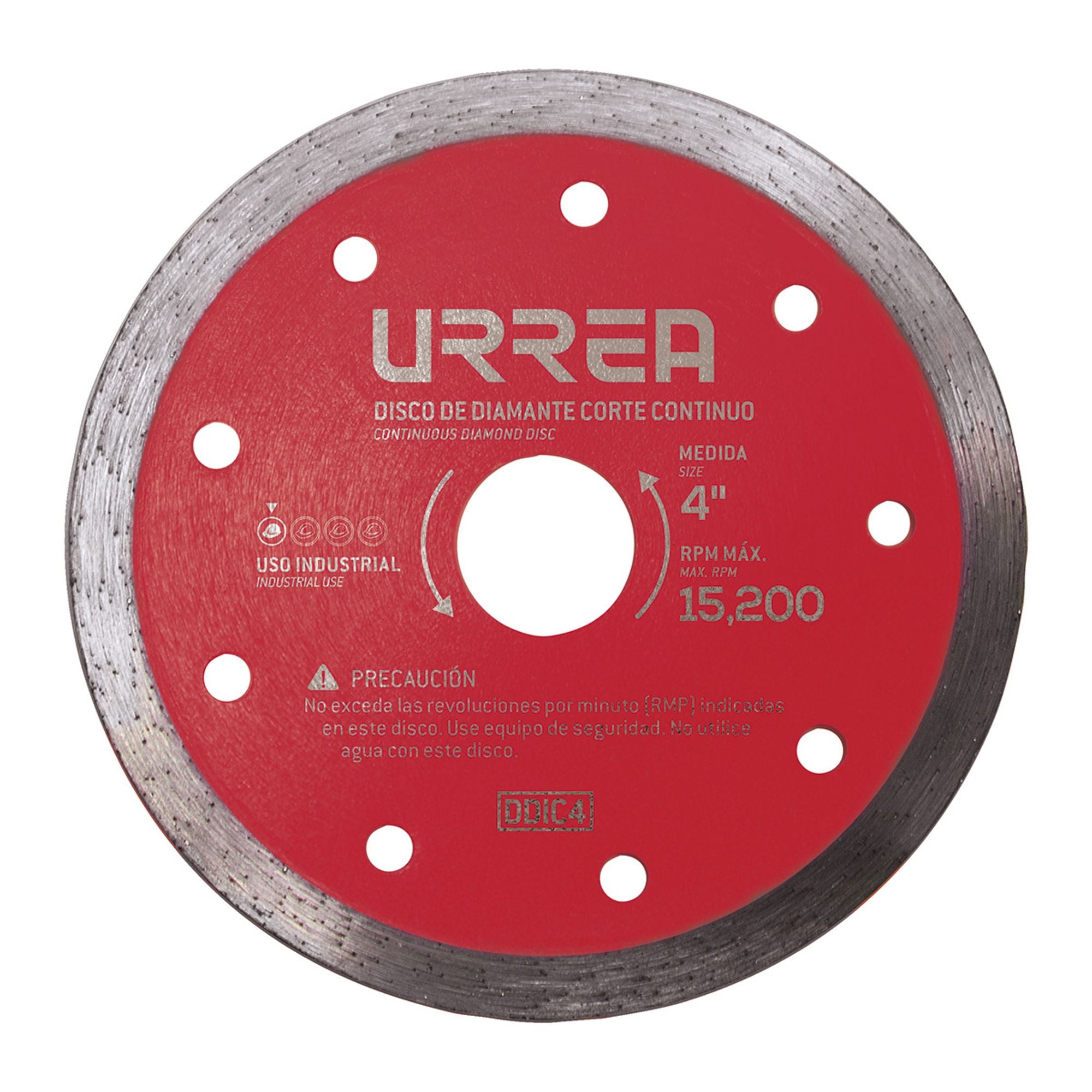 Urrea - Disco diaman cont 4-1/2 in