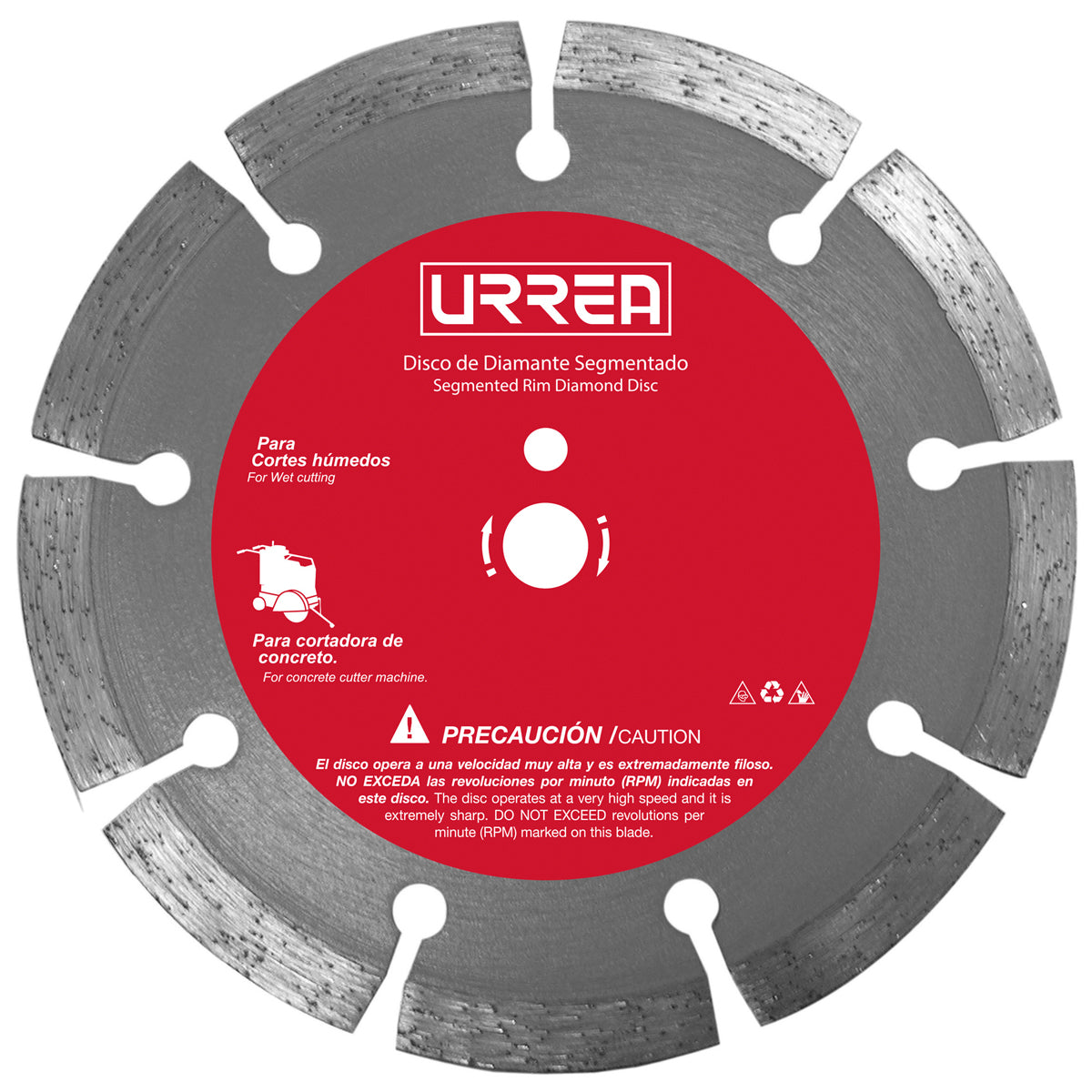 Urrea - Disco diamant corta conc 16 in