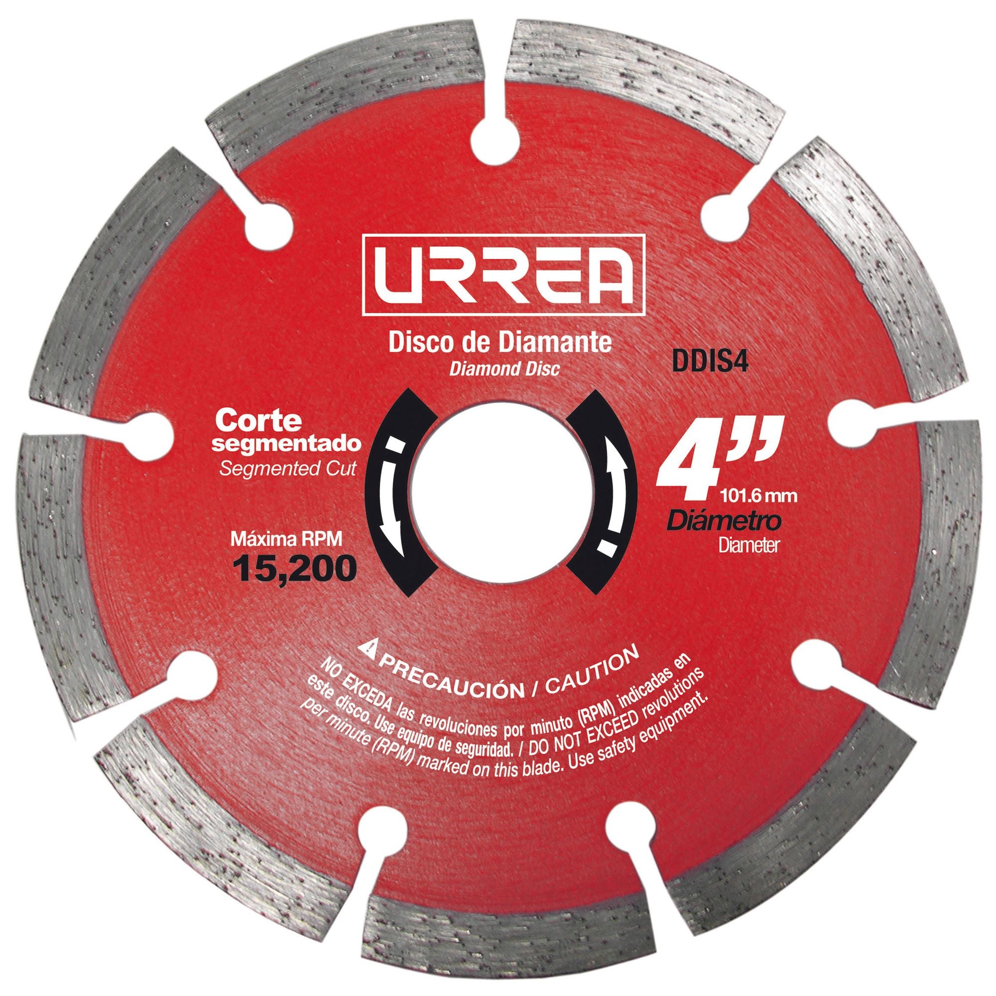 Urrea - Disco diaman segm 4 in