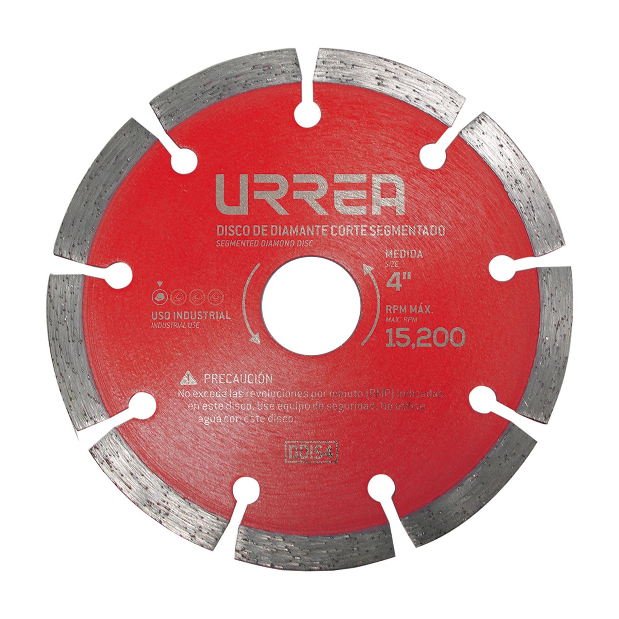 Urrea - Disco diaman segm 4-1/2 in