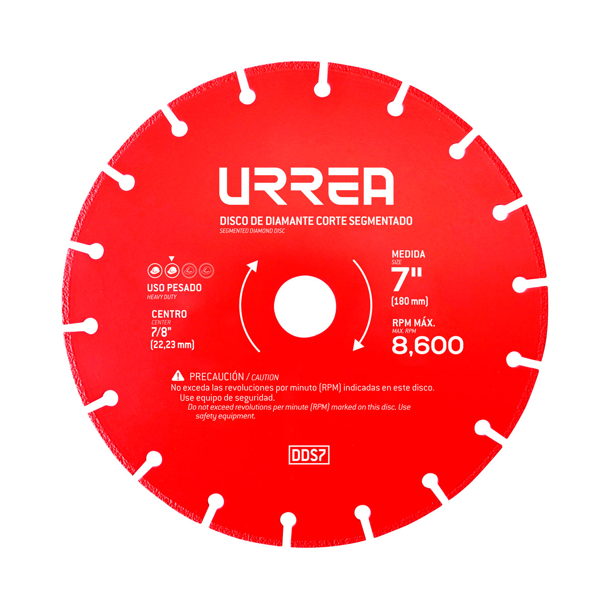 Urrea - Disco diaman segm 7 in