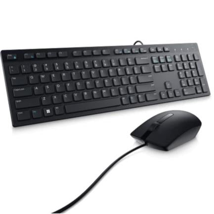 DELL - Kit Teclado y Mouse Dell KM300C Alámbrico USB Español Color Negro