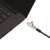 DELL - Candado Dell Slim N17 2.0 Keyed Laptop Lock for Wedge-Shaped Slots