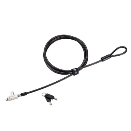 DELL - Candado Dell Slim N17 2.0 Keyed Laptop Lock for Wedge-Shaped Slots