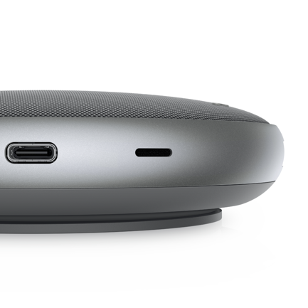 DELL - Adaptador Multipuerto y Altavoz Dell MH3021P Speaker Home 2 Puertos USB y Manos Libres Color Plata