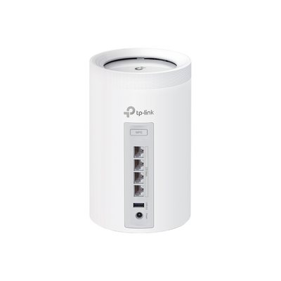 TP-LINK - Router Inalámbrico MESH Interior para Hogar / Triple Banda Wi-Fi 7 BE9300 Mbps / 2 Puerto 2.5 Gigabit WAN/LAN / 4 Antenas Internas / Operación Multi-Link MLO / Administración Mediante la App Deco (iOS, Android) / HomeShield