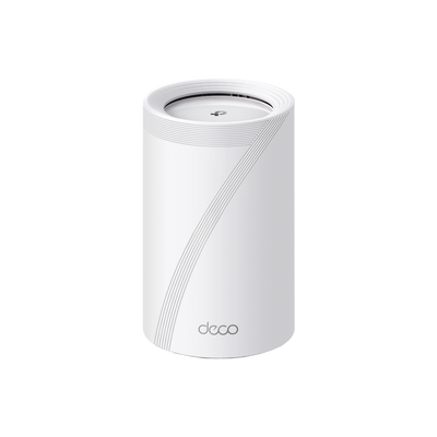 TP-LINK - Router Inalámbrico MESH Interior para Hogar / Triple Banda Wi-Fi 7 BE9300 Mbps / 2 Puerto 2.5 Gigabit WAN/LAN / 4 Antenas Internas / Operación Multi-Link MLO / Administración Mediante la App Deco (iOS, Android) / HomeShield