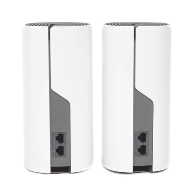 TP-LINK - Kit de Router inalámbrico mesh Deco E4 para Hogar / Doble banda AC 1200  / 2 puertos 10/100 Mbps / Compatible con amazon alexa.