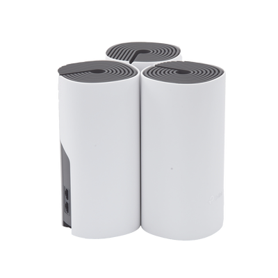 TP-LINK - Kit de Router inalámbrico mesh Deco E4 para Hogar / Doble banda AC 1200  / 2 puertos 10/100 Mbps / Compatible con amazon alexa.