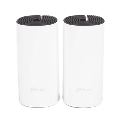 TP-LINK - KIT 2 Routers Inalámbricos MESH Interior para Hogar / Doble Banda Wi-Fi 5 AC1200 Mbps / 2 Puerto Gigabit WAN/LAN / 2 Antenas Internas / Administración Mediante la App Deco (iOS, Android)