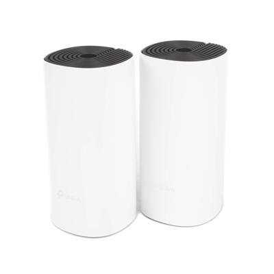TP-LINK - KIT 2 Routers Inalámbricos MESH Interior para Hogar / Doble Banda Wi-Fi 5 AC1200 Mbps / 2 Puerto Gigabit WAN/LAN / 2 Antenas Internas / Administración Mediante la App Deco (iOS, Android)