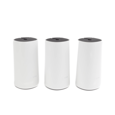 TP-LINK - KIT 3 Routers Inalámbricos MESH Interior para Hogar / Doble Banda Wi-Fi 5 AC1200 Mbps / 2 Puerto Gigabit WAN/LAN / 2 Antenas Internas / Administración Mediante la App Deco (iOS, Android)