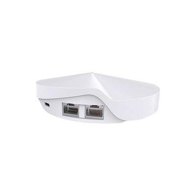 TP-LINK - Router Inalámbrico MESH Interior para Hogar / Doble Banda Wi-Fi 5 AC1300 Mbps / 2 Puerto Gigabit WAN/LAN / 4 Antenas Internas / Administración Mediante la App Deco (iOS, Android) / Protección HomeCare / Antivirus Integrado