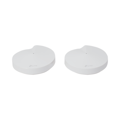 TP-LINK - Kit 2 Routers Inalámbricos MESH Interior para Hogar / Doble Banda Wi-Fi 5 AC1300 Mbps / 2 Puerto Gigabit WAN/LAN / 4 Antenas Internas / Administración Mediante la App Deco (iOS, Android) / Protección HomeCare