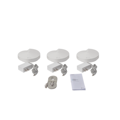 TP-LINK - Kit 3 Routers Inalámbricos MESH Interior para Hogar / Doble Banda Wi-Fi 5 AC1300 Mbps / 2 Puerto Gigabit WAN/LAN / 4 Antenas Internas / Administración Mediante la App Deco (iOS, Android) / Protección HomeCare