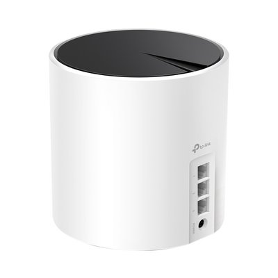 TP-LINK - Kit 3 Routers Inalámbricos MESH Interior para Hogar / Doble Banda Wi-Fi 6 AX3000 Mbps / 3 Puerto Gigabit WAN/LAN / 2 Antenas Internas / Administración Mediante la App Deco (iOS, Android) / Protección HomeShield