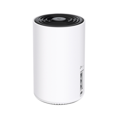 TP-LINK - Router Inalámbrico MESH Interior para Hogar / Triple Banda Wi-Fi 6E AX5400 Mbps / 3 Puerto Gigabit WAN/LAN / 4 Antenas Internas / Administración Mediante la App Deco (iOS, Android) / Protección HomeShield