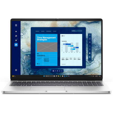 DELL - Laptop Dell Pro 16 Touch 16" FHD AMD Ryzen AI 7-350 32GB 1TB NPU 50 TOPS Radeon 860M W11Pro 3Y Copilot+PC Plata Wi-Fi 6E