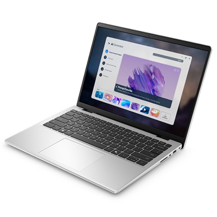 DELL - Laptop Dell Pro 14 Essential 14" FHD AMD Ryzen 7-250 16GB 512GB NPU 16 TOPS Radeon 780M W11 Pro 1Y Color Plata Wi-Fi 6