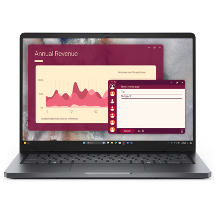 DELL - Laptop Dell Pro 14 PC14250 14" Intel Core Ultra 5-225U Ram 16GB 512 SSD W11 PRO 1Y Básico