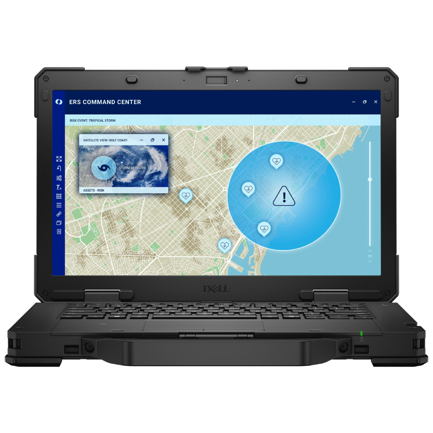 DELL - Laptop Dell Pro Rugged 14" Ultra 7-165U 64GB RAM 2TB SSD Windows 11 Pro con 3 Años Básico Negro