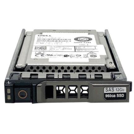 DELL - Disco Duro Dell 960GB SSD SAS ISE RI 12Gbps 512e 2.5in Hot-Plug 1 DWPD CUS Kit Compatible con Storage ME5024