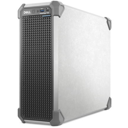DELL - Servidor Dell PowerEdge T160 + Intel Xeon 6333P + 1x16GB 5600MT/s + 2x480GB 3.5 + Sin Controlador + 1 Año Básico NBD