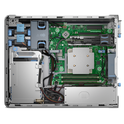 DELL - Servidor Dell Intel Xeon 6325P 3.5GHz 4C/+1x16GB 5600MT/s 2x2TB 3.5 Software Raid S160 + Garantía 1 Año Básico NBD