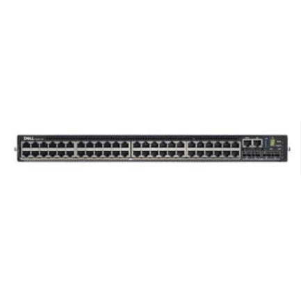 DELL - PowerSwitch DELL E3248P-ON 48x1G RJ-45 30W PoE 4x10G SFP+ 2x100G QSFP28 1xAC PSU IO/PS NON TAA +3 Years ProSupport