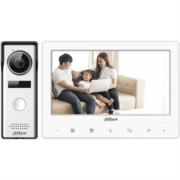 DAHUA - Kit de Videoportero Dahua Analógico Monitor con Pantalla de 7" Botones Touch Frente de Calle con Cámara de 1.3MP D
