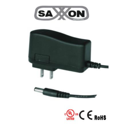 DAHUA - Fuente de Poder Saxxon Regulada 12Vcc 1 Amper Conector Macho Especial para Cámaras de CCTV/ Usos Múltiples