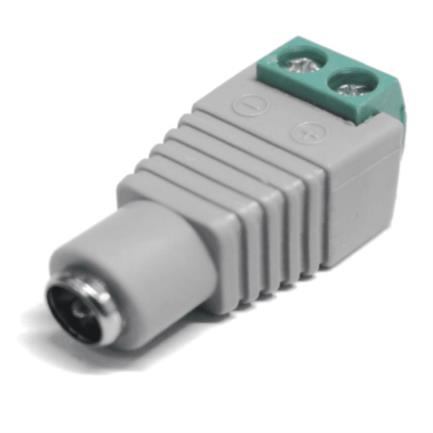 DAHUA - Bolsa de 10 Conectores Saxxon Hembra para Fuentes de Alimentación Terminales de Tornillo Positivo-Negativo