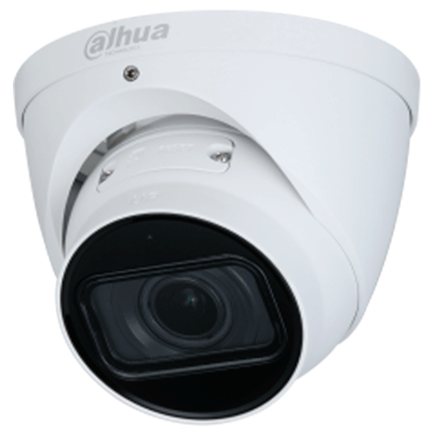 DAHUA - Cámara IP Dahua Domo 2 MP WizSense Lente 2.7 a 13.5mm Rotación 360° H.265+ IR de 40m  Micrófono Integrado Ram 256Gb