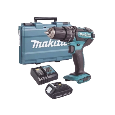 MAKITA - ROTOMART. ATORN. 1/2INV.V.R. 0-600 0-1900 RPM LI-ION 1 BAT. 1.5 A.H Y CARG C/LUZ FRENO MALETIN 18V
