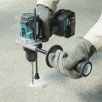 MAKITA - Taladro combinado BL 18 V LXT 5.0 Ah 130 Nm. Incluye 2 baterías 5.0 Ah, cargador rápido y maletín Makpac.