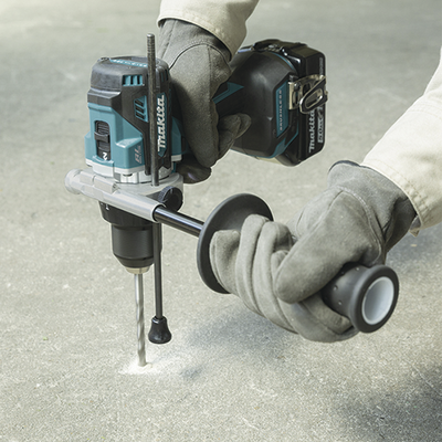 MAKITA - Taladro combinado BL 18 V LXT 5.0 Ah 130 Nm. Sin batería, sin cargador rápido y sin maletín Makpac.