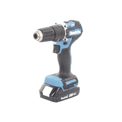 MAKITA - Rotomartillo/Taladro Inalámbrico SIN CARBONES, Broquero de 1/2", 1,700 RPM, 18V, Torque: 42 N.m C/2 Bat. (1.5Ah) y Cargador.
