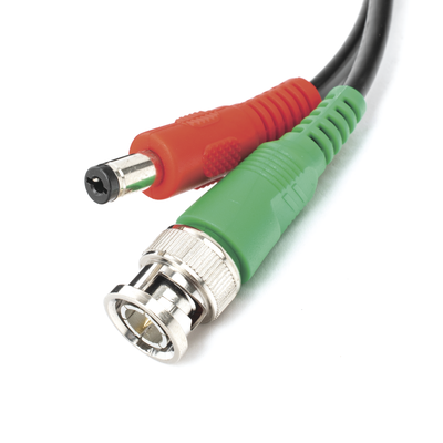 EPCOM POWERLINE - Cable Coaxial (BNC RG59) + Alimentación / SIAMES / 5 Metros (16.40 Pies) / 100% Cobre / Para Cámaras 4K / Uso Interior y Exterior