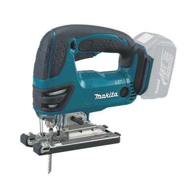 MAKITA -  Sierra caladora inalámbrica 18v, alimentada por una batería litio-ion.