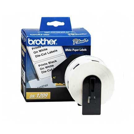 BROTHER - Etiquetas Brother DK1209 Precortada Papel Blanco 28.9mmx62mm 800 Etiquetas