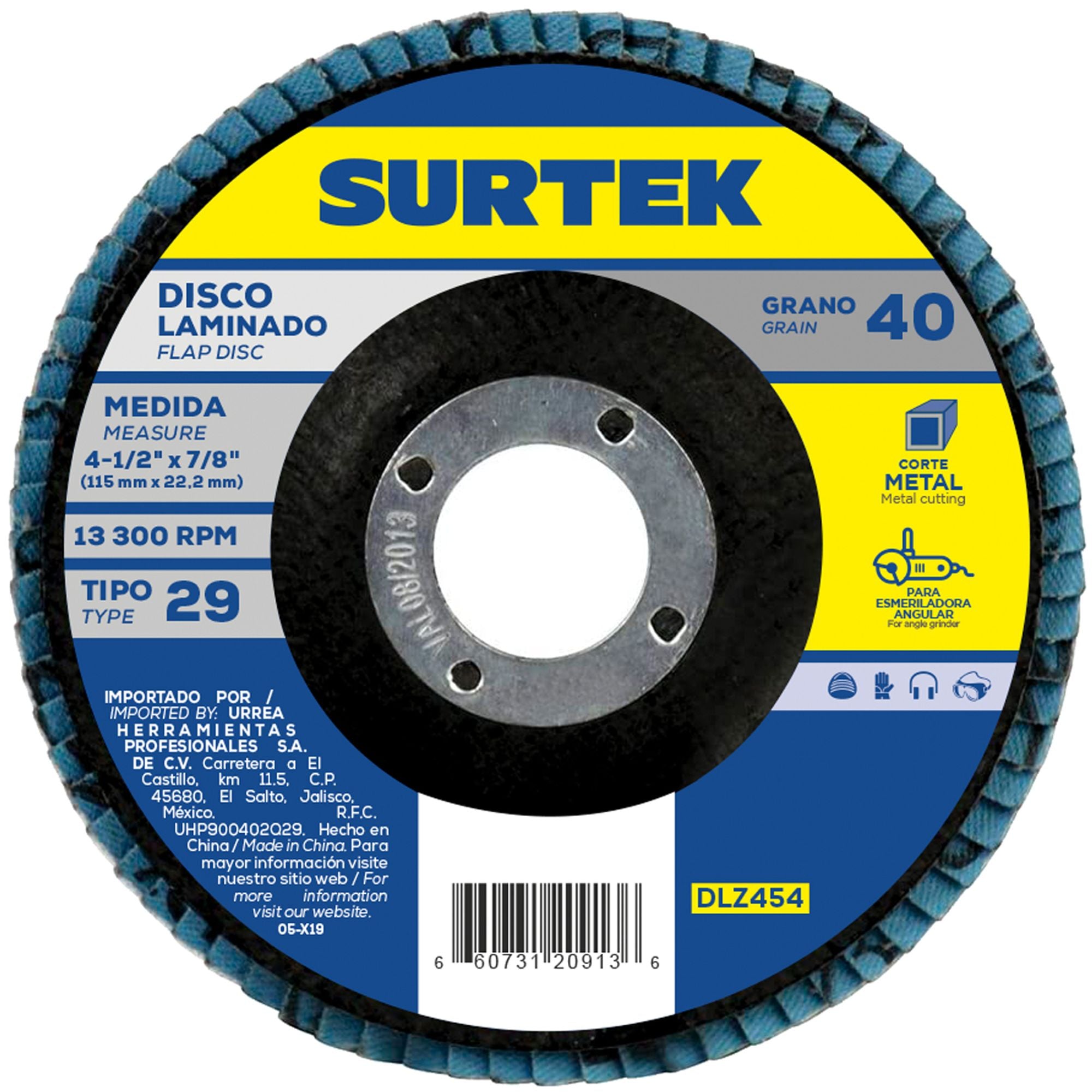 Surtek - Disco lam t/29 gno 40 4-1/2 in