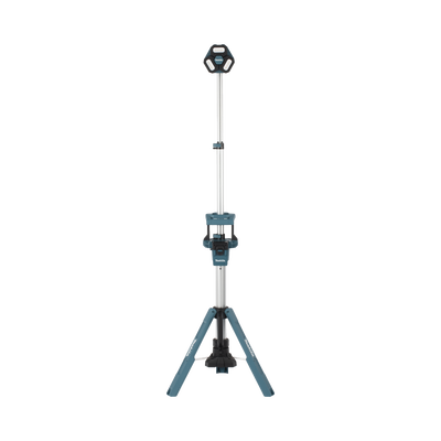 MAKITA - Lampara con Torre para Iluminación Inalambrica con tres Cabezales Multidireccionales , se extiende hasta 2.2 metros, Utiliza batería LXT® Litioâ€‘Ion de 18V.