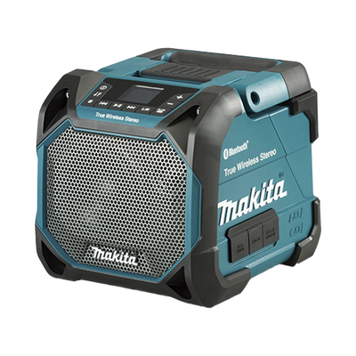 MAKITA - Bocina y Reproductor de Música (12 o 18 Vcc) USB/BlueTooth con Pantalla LCD.