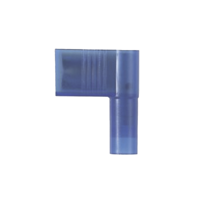 PANDUIT - Terminal de Desconexión Hembra Pan-Term™ a 90º, Color Azul, Nylon, para cable 14-16 AWG, 0.250 x 0.032 " (6.3 x 0.8mm)