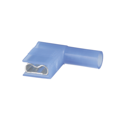 PANDUIT - Terminal de Desconexión Hembra Pan-Term™ a 90º, Color Azul, Nylon, para cable 14-16 AWG, 0.250 x 0.032 " (6.3 x 0.8mm)