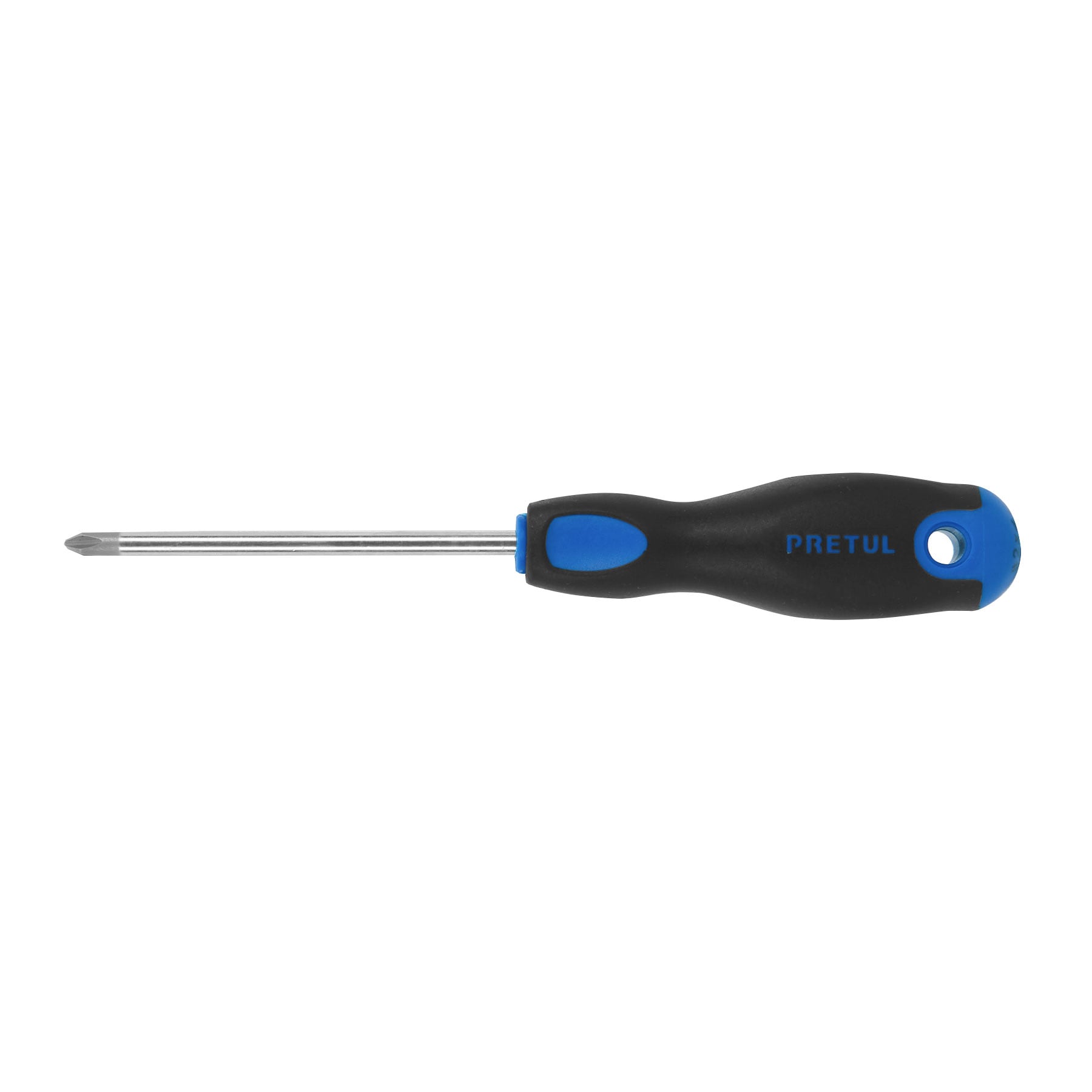 Desarmador de cruz 1/4' x 4' mango Comfort Grip, Pretul