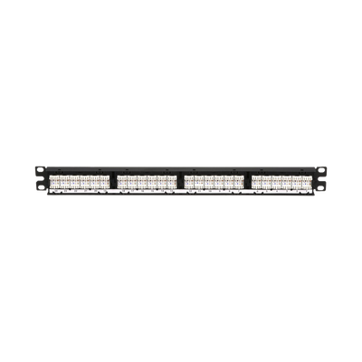 PANDUIT - Panel de Parcheo de Impacto (110), Plano, Categoría 5e, de 24 Puertos, 1UR